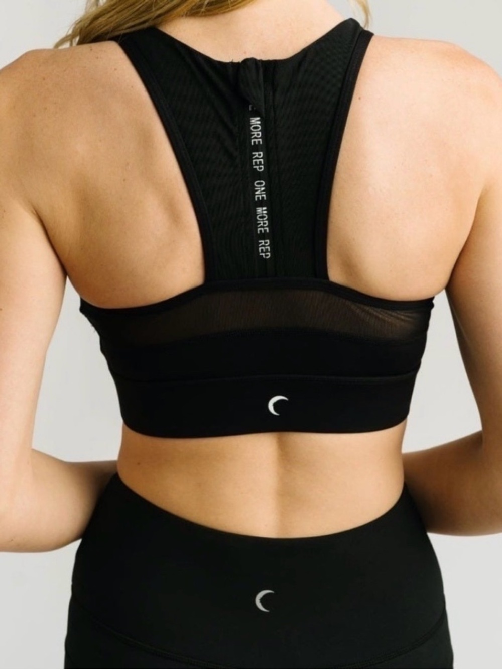 Zyia Active Black Crop Sports Bra Top